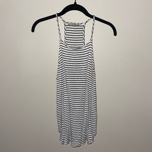 Black and White Striped Tank